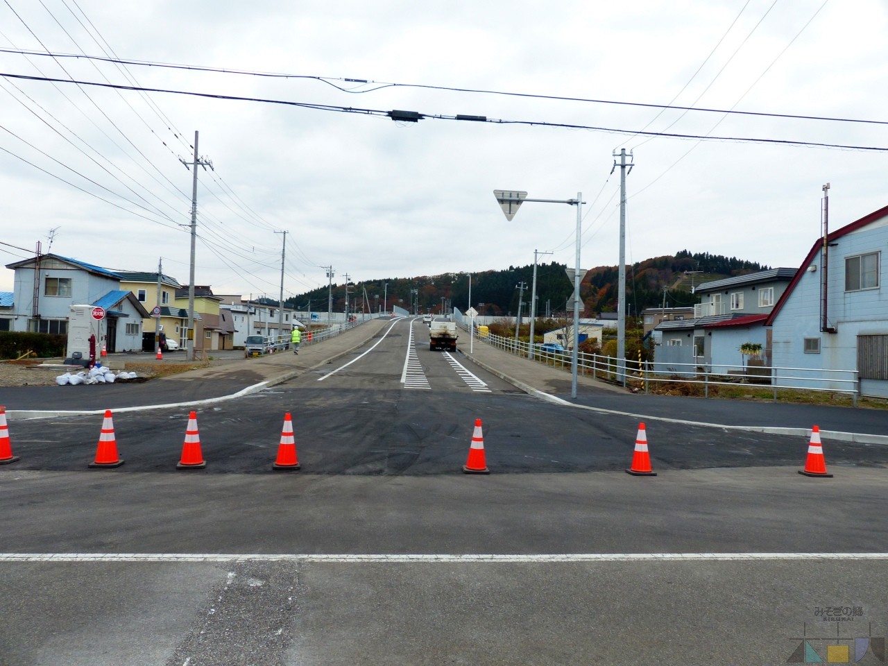 木古内駅北口(新幹線駅口)への道路がいよいよ10月30日開通！